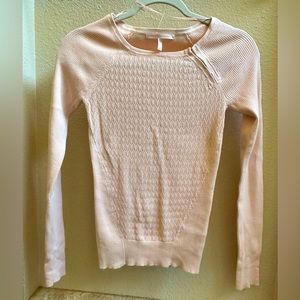 Victoria Secret pastel pink, cotton, XS/PT, long sleeve shirt